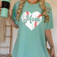 Baseball Mom Heart Mother's Day Mom Grandma Mama Boys Girls Women's Comfort Colors T-Shirt Violet Baseball Mom Heart Mother's Day Mom Grandma Mama Boys Girls Women's Comfort Colors T-Shirt Violet