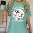 Baseball Mom It's Not For The Weak Funny Baseball Mom Women Women's Comfort Colors T-Shirt Violet