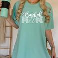 Baseball Mom Leopard Game Day Women's Comfort Colors T-Shirt Violet Baseball Mom Leopard Game Day Women's Comfort Colors T-Shirt Violet