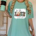 Baseball Mom Leopard For The Love Of The Game Bleached Women Women's Comfort Colors T-Shirt Violet Baseball Mom Leopard For The Love Of The Game Bleached Women Women's Comfort Colors T-Shirt Violet