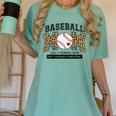 Baseball Mom Leopard Like a Normal But Louder And Prouder Women's Comfort Colors T-Shirt Violet Baseball Mom Leopard Like a Normal But Louder And Prouder Women's Comfort Colors T-Shirt Violet