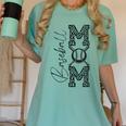 Baseball Mom Leopard Women's Comfort Colors T-Shirt Violet Baseball Mom Leopard Women's Comfort Colors T-Shirt Violet