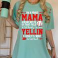 Baseball Mom Mama Baseball Lover Sport Mother's Day Women's Comfort Colors T-Shirt Violet