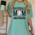 Baseball Mom Not Like a Normal Mom Baseball Mama Women's Comfort Colors T-Shirt Violet