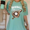 Baseball Mom Baseball Player Women's Comfort Colors T-Shirt Violet