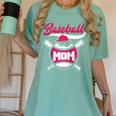 Baseball Mom Raglan Baseball Tee Women's Comfort Colors T-Shirt Violet