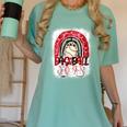 Baseball Mom Rainbow Boho Mommy Women's Comfort Colors T-Shirt Violet Baseball Mom Rainbow Boho Mommy Women's Comfort Colors T-Shirt Violet