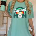 Baseball Mom Rainbow Game Day Women's Comfort Colors T-Shirt Violet Baseball Mom Rainbow Game Day Women's Comfort Colors T-Shirt Violet