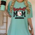 Baseball Mom Red Varsity Baseball Mama Cute Mother's Day Women's Comfort Colors T-Shirt Violet Baseball Mom Red Varsity Baseball Mama Cute Mother's Day Women's Comfort Colors T-Shirt Violet
