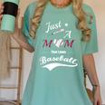 Baseball Mom Sayings Just A Mom That Loves Baseball Women's Comfort Colors T-Shirt Violet Baseball Mom Sayings Just A Mom That Loves Baseball Women's Comfort Colors T-Shirt Violet