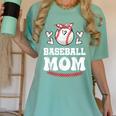 Baseball Mom Shirt Mama Women Baseball Shirt For Women's Comfort Colors T-Shirt Violet