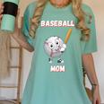 Baseball Mom Sports Quote Women's Comfort Colors T-Shirt Violet