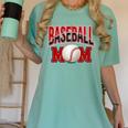 Baseball Mom Sports Red Women's Comfort Colors T-Shirt Violet Baseball Mom Sports Red Women's Comfort Colors T-Shirt Violet