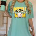 Baseball Mom Sports Mom Yellow Women's Comfort Colors T-Shirt Violet