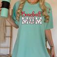 Baseball Mom Sporty Humor Raglan Baseball Tee Women's Comfort Colors T-Shirt Violet