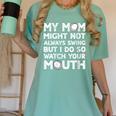 Baseball Mom Swing Watch Mouth Baseball Boy Women's Comfort Colors T-Shirt Violet Baseball Mom Swing Watch Mouth Baseball Boy Women's Comfort Colors T-Shirt Violet
