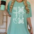 Baseball Mom Tee Leopard Mother's Day Grandma Women's Comfort Colors T-Shirt Violet