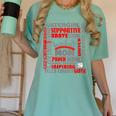 Baseball Mom Traits For Great Mothers Grey And Red Women's Comfort Colors T-Shirt Violet Baseball Mom Traits For Great Mothers Grey And Red Women's Comfort Colors T-Shirt Violet