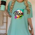 Baseball Mom USA American Baseball Graphic Women's Comfort Colors T-Shirt Violet Baseball Mom USA American Baseball Graphic Women's Comfort Colors T-Shirt Violet