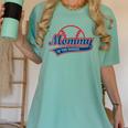 Baseball Mommy Of The Rookie Mom Birthday Baseball Women's Comfort Colors T-Shirt Violet