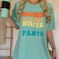 Baseball Moms Against Baseball Pants Groovy Softball Women's Comfort Colors T-Shirt Violet