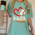 Baseball Nana Baseball Heart Family Matching Women's Comfort Colors T-Shirt Violet Baseball Nana Baseball Heart Family Matching Women's Comfort Colors T-Shirt Violet