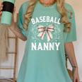 Baseball Nanny Baseball Coquette Bow Women's Comfort Colors T-Shirt Violet Baseball Nanny Baseball Coquette Bow Women's Comfort Colors T-Shirt Violet