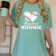 Baseball Nonnie Baseball Heart Women's Comfort Colors T-Shirt Violet Baseball Nonnie Baseball Heart Women's Comfort Colors T-Shirt Violet