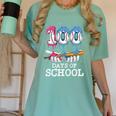 Baseball Player 100 Days Of School Sports Ice Cream Drip Premium Tri-Blend Women's Comfort Colors T-Shirt Violet