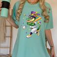 Baseball Player Mardi Gras Alligator Carnival Costume Beads Women's Comfort Colors T-Shirt Violet Baseball Player Mardi Gras Alligator Carnival Costume Beads Women's Comfort Colors T-Shirt Violet