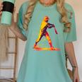 Baseball Player Women's Comfort Colors T-Shirt Violet Baseball Player Women's Comfort Colors T-Shirt Violet