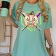 Baseball Pumpkin Halloween Baseball Drip Spooky Halloween Women's Comfort Colors T-Shirt Violet Baseball Pumpkin Halloween Baseball Drip Spooky Halloween Women's Comfort Colors T-Shirt Violet