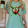 Baseball Six Seven 67 Meme Ice Cream Drip Xmas Men Women Women's Comfort Colors T-Shirt Violet Baseball Six Seven 67 Meme Ice Cream Drip Xmas Men Women Women's Comfort Colors T-Shirt Violet
