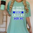 BASEBALL STAR MOM Sporty Design For Proud Baseball Moms Women's Comfort Colors T-Shirt Violet