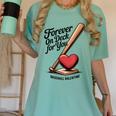 Baseball Valentine Forever On Deck For You Tee Women's Comfort Colors T-Shirt Violet