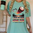 Baseball Valentine Forever On Deck For You Women's Comfort Colors T-Shirt Violet Baseball Valentine Forever On Deck For You Women's Comfort Colors T-Shirt Violet