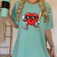 Baseball Valentines Day Heart Boys Sports Love Women's Comfort Colors T-Shirt Violet Baseball Valentines Day Heart Boys Sports Love Women's Comfort Colors T-Shirt Violet