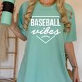 Baseball Vibes Baseball Mom Life Women Baseball Vibes Women's Comfort Colors T-Shirt Violet Baseball Vibes Baseball Mom Life Women Baseball Vibes Women's Comfort Colors T-Shirt Violet