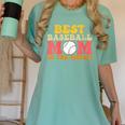 Best Baseball Mom In The World Baseball Women's Comfort Colors T-Shirt Violet Best Baseball Mom In The World Baseball Women's Comfort Colors T-Shirt Violet