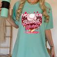 Boys Valentine Baseball Lifestyle Home Plate Ice-Cream Drip Women's Comfort Colors T-Shirt Violet Boys Valentine Baseball Lifestyle Home Plate Ice-Cream Drip Women's Comfort Colors T-Shirt Violet