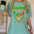 Bruh 67 Baseball Christmas Gingerbread Drip Number 67 Player Women's Comfort Colors T-Shirt Violet Bruh 67 Baseball Christmas Gingerbread Drip Number 67 Player Women's Comfort Colors T-Shirt Violet