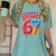 Bruh 67 Baseball Drip Number 67 Player 67th Birthday Women's Comfort Colors T-Shirt Violet Bruh 67 Baseball Drip Number 67 Player 67th Birthday Women's Comfort Colors T-Shirt Violet