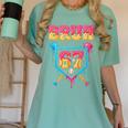 Bruh Baseball Ice Cream Drip Number 67 Player 67th Birthday Women's Comfort Colors T-Shirt Violet