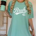 Bruh Baseball Style Number 41 Sports Bro Slang Meme Brother Women's Comfort Colors T-Shirt Violet Bruh Baseball Style Number 41 Sports Bro Slang Meme Brother Women's Comfort Colors T-Shirt Violet