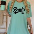 Bruh Baseball Style Number 67 Sports Bro Slang Meme Brother Women's Comfort Colors T-Shirt Violet Bruh Baseball Style Number 67 Sports Bro Slang Meme Brother Women's Comfort Colors T-Shirt Violet