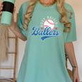 Busy Raising Ballers Baseball Mom Group Tee Women's Comfort Colors T-Shirt Violet