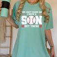 You Can't Scare Me I Have a Son Baseball Mom Women's Comfort Colors T-Shirt Violet You Can't Scare Me I Have a Son Baseball Mom Women's Comfort Colors T-Shirt Violet