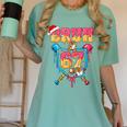 Christmas Gingerbread Bruh 67 Baseball Ice Cream Drip Kids Women's Comfort Colors T-Shirt Violet Christmas Gingerbread Bruh 67 Baseball Ice Cream Drip Kids Women's Comfort Colors T-Shirt Violet