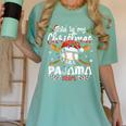 This Is My Christmas Pajama Shirt Baseball Xmas PJs Boys Men Women's Comfort Colors T-Shirt Violet