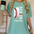 Class Of 2025 Senior 2025 Baseball Mom 2025 Women's Comfort Colors T-Shirt Violet Class Of 2025 Senior 2025 Baseball Mom 2025 Women's Comfort Colors T-Shirt Violet